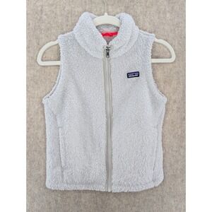 Patagonia Kids Fleece Girls' Los Gatos Vest Fleece Grey Size M 10